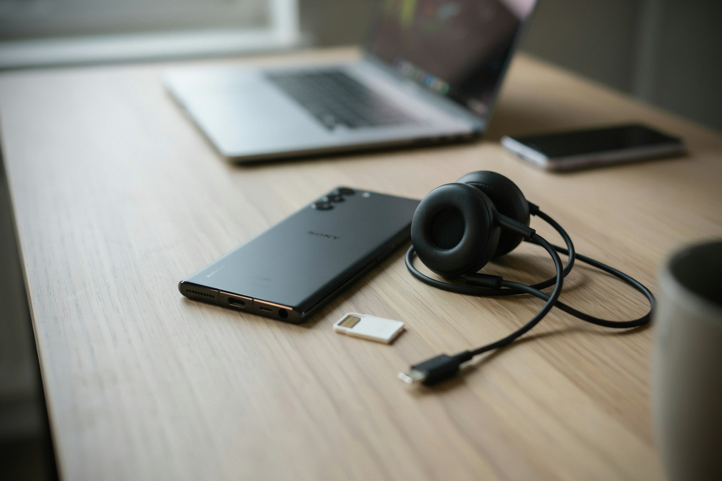 Sony Xperia 1 VIII et ses fonctions pratiques en gros plan