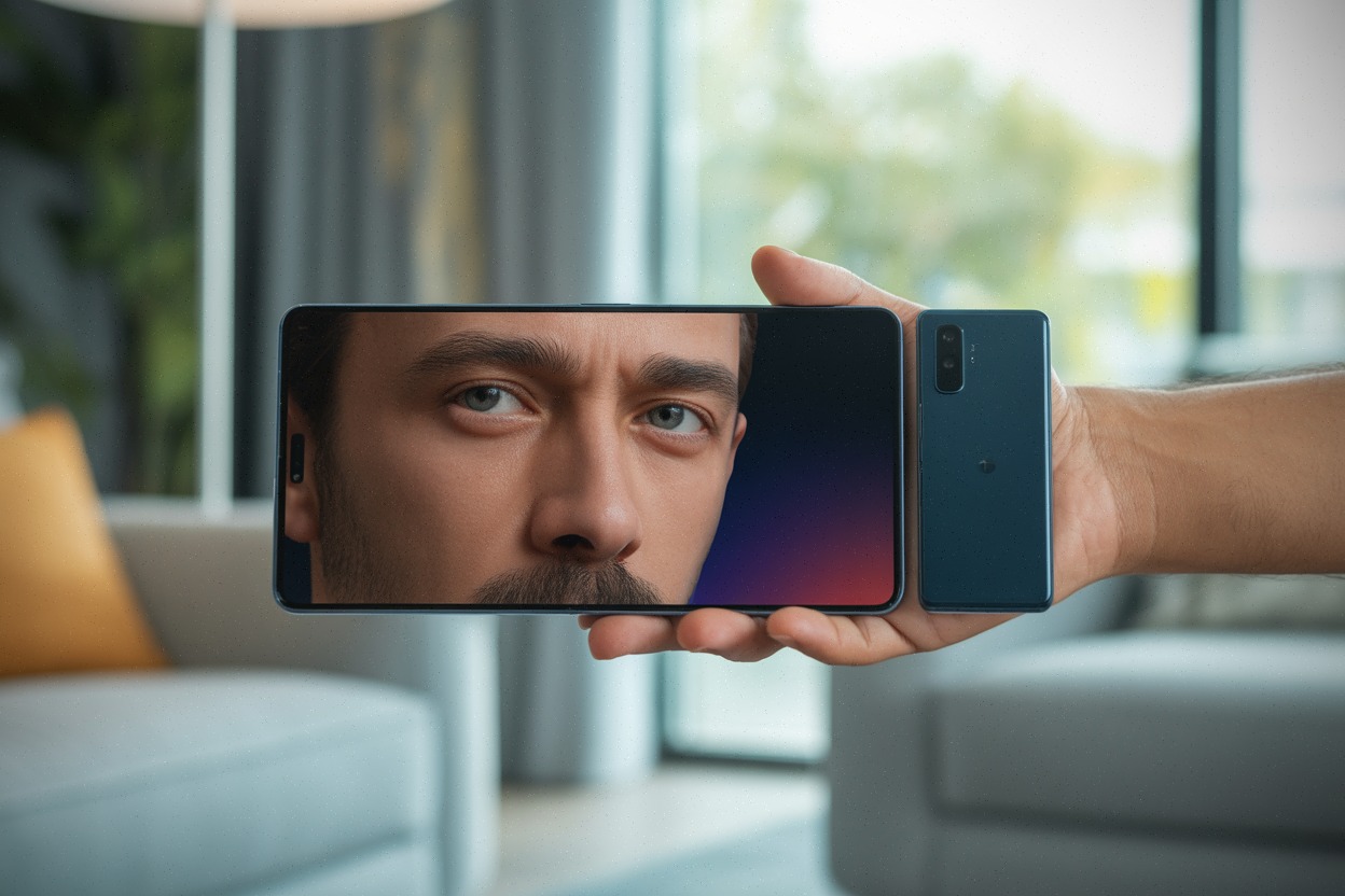 Comparaison de taille entre smartphone 7 pouces et modèle standard