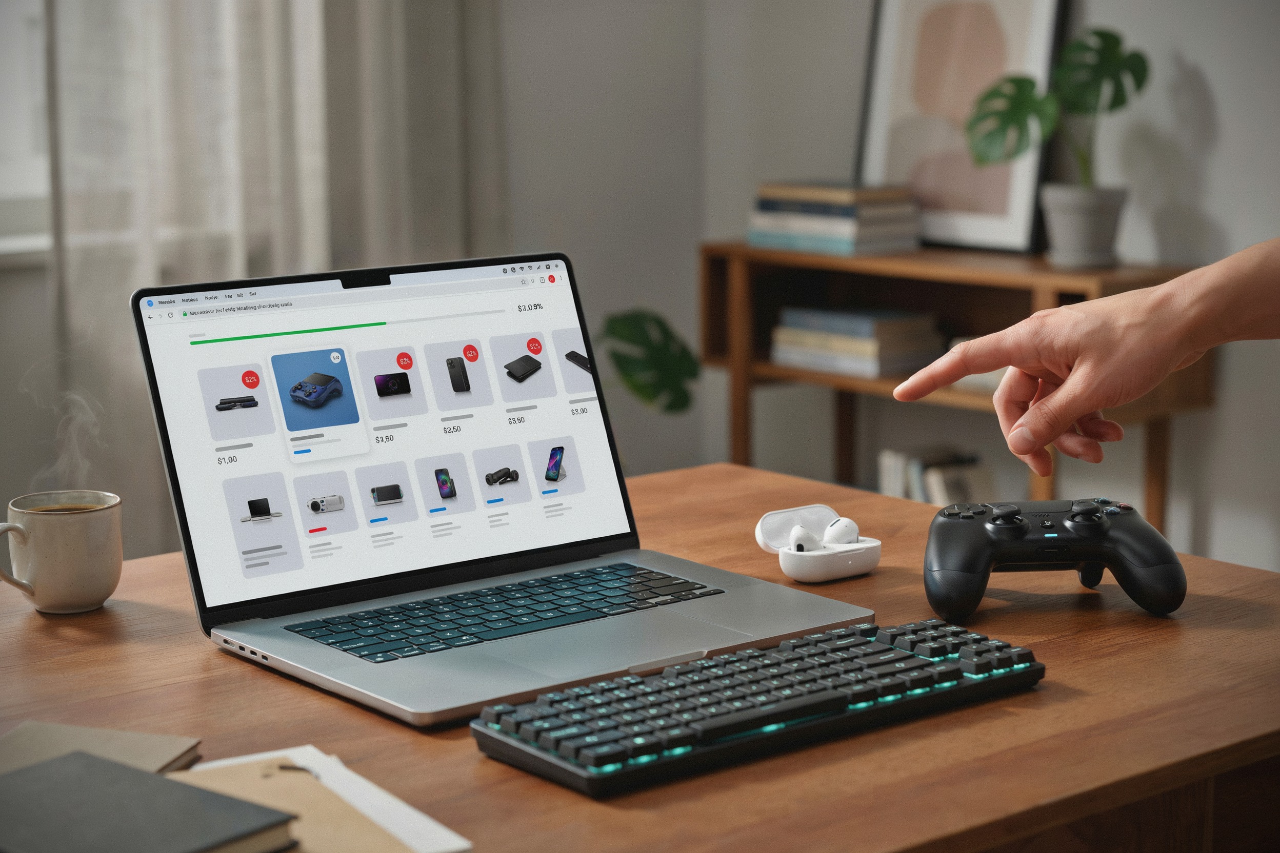 Offre High-Tech en ligne sur une manette sans fil