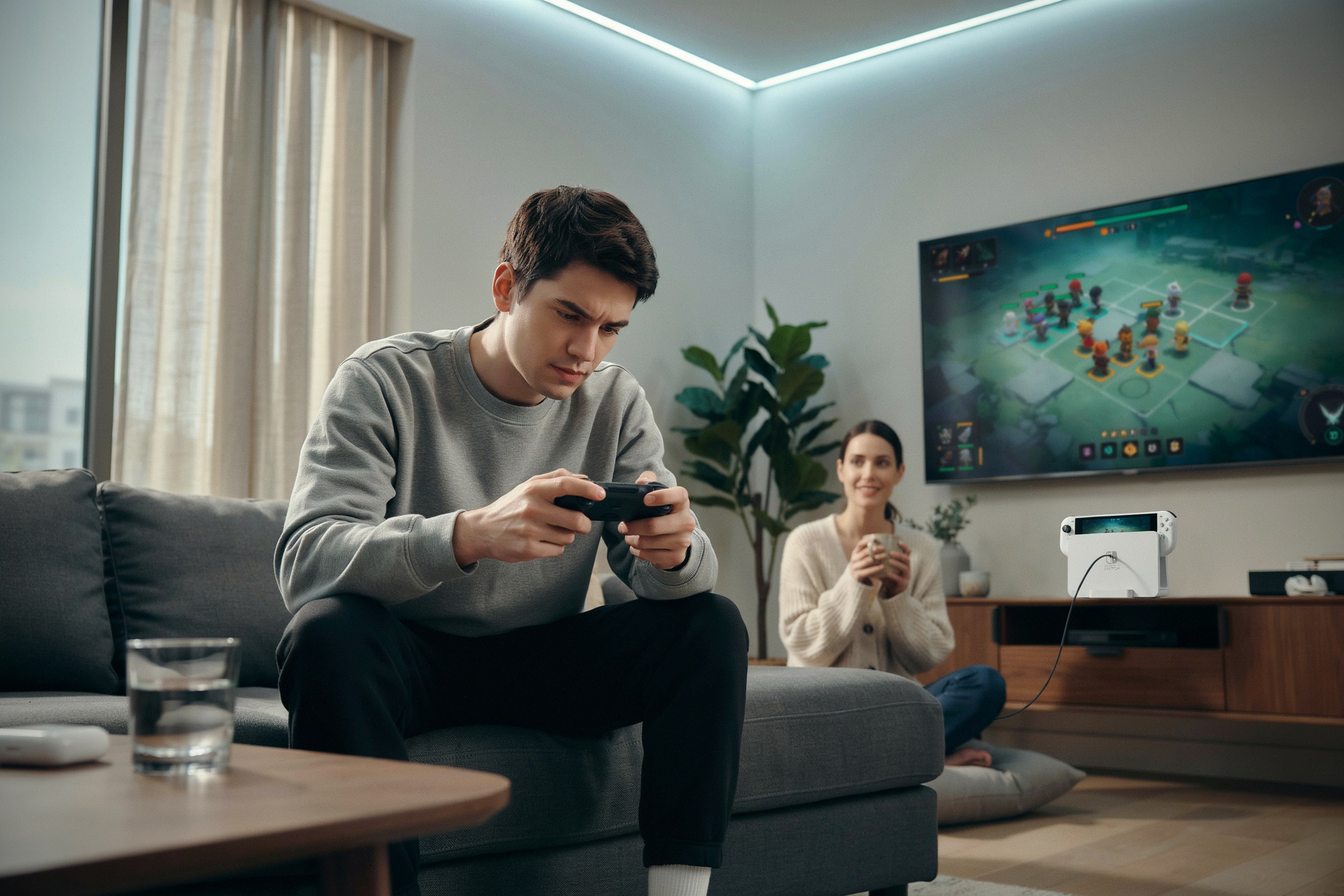 Une session de jeu Switch 2 autour d’un RPG tactique