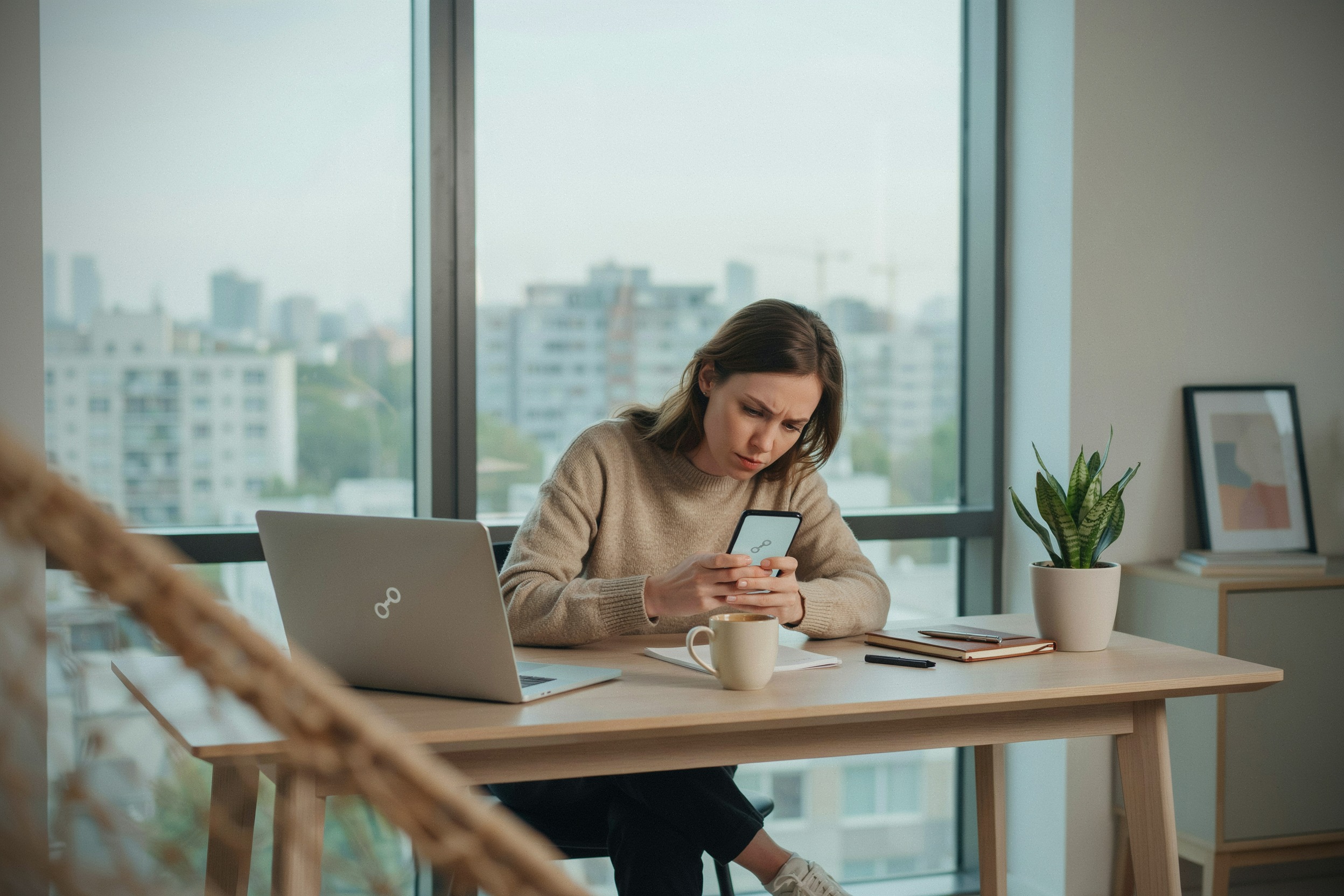 Utilisateur face à une panne Vinted sur mobile et ordinateur