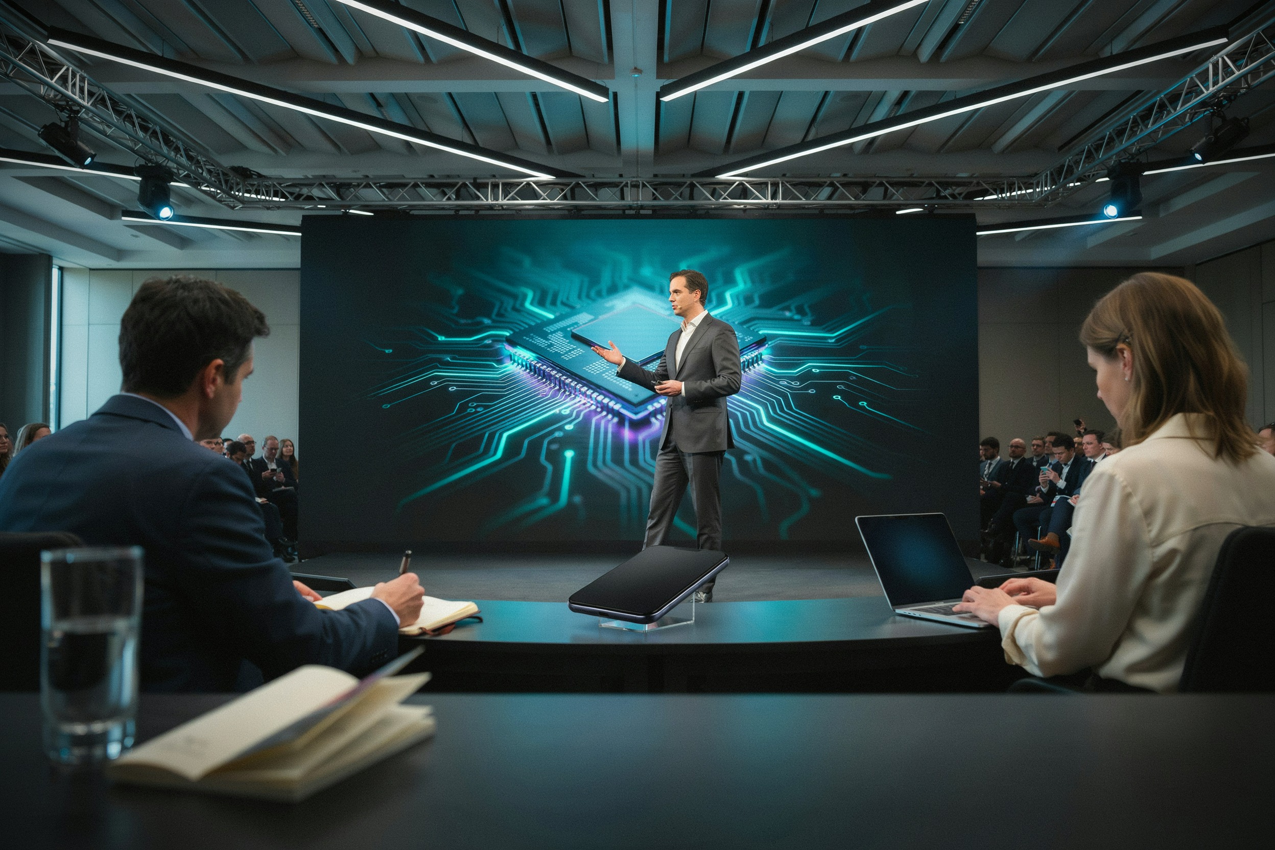 Annonce du Dimensity 9600 Pro lors d’une conférence technologique