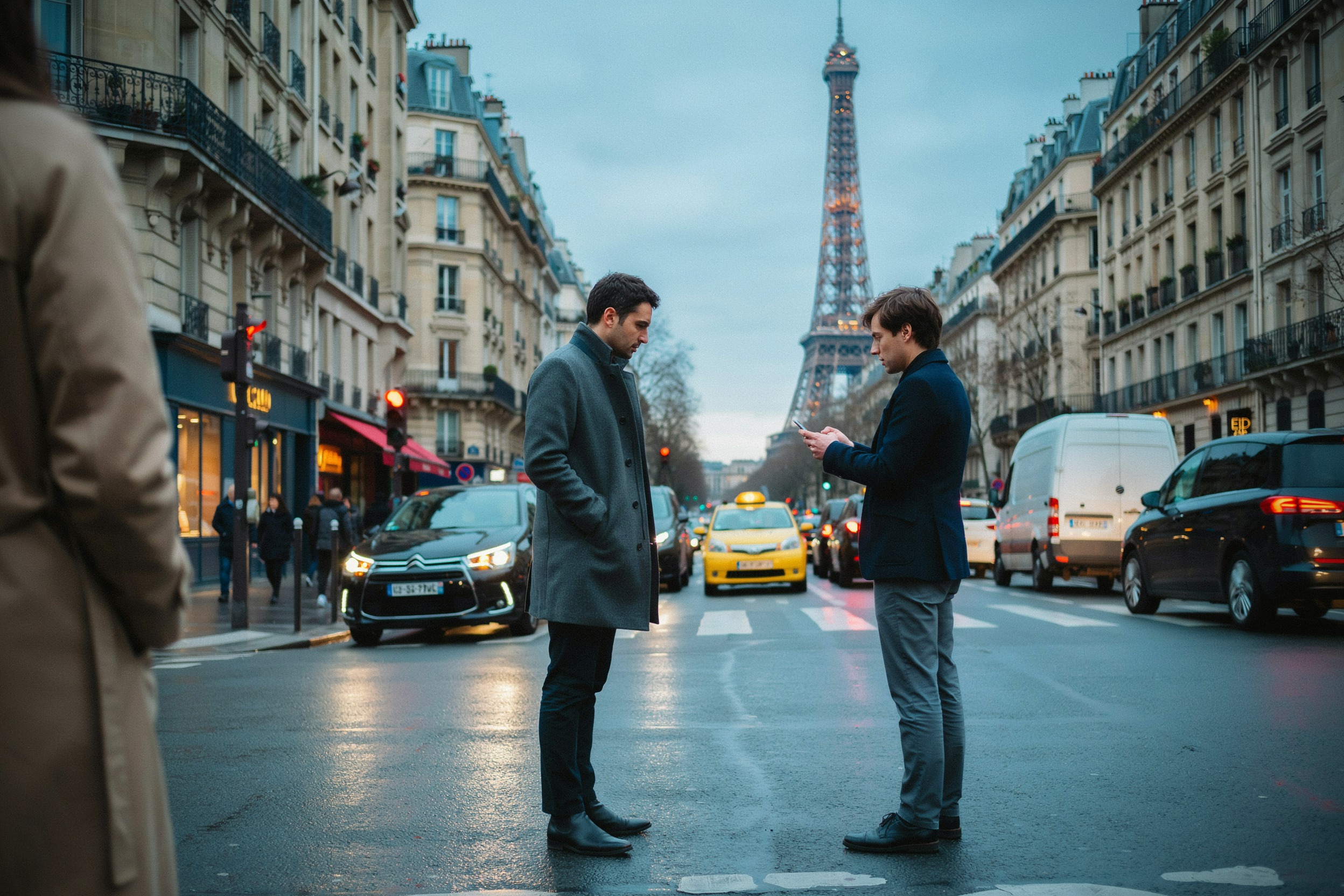 Retour de Lupin sous la Tour Eiffel à Paris
